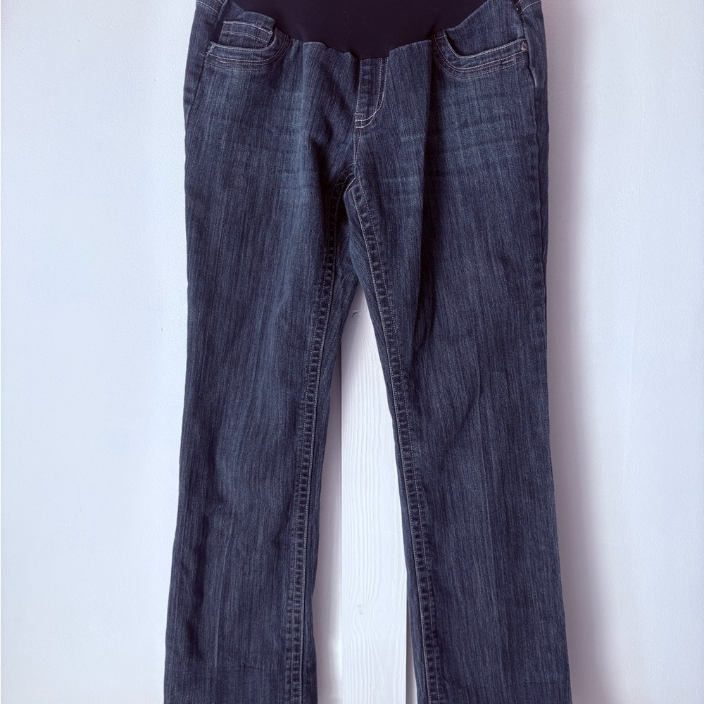 Motherhood Maternity Dark Blue Boot Cut Jeans
